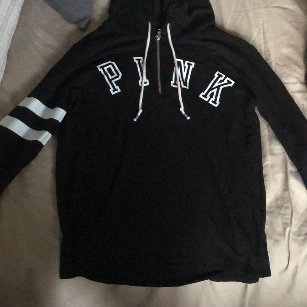 VS pink half zip jacket